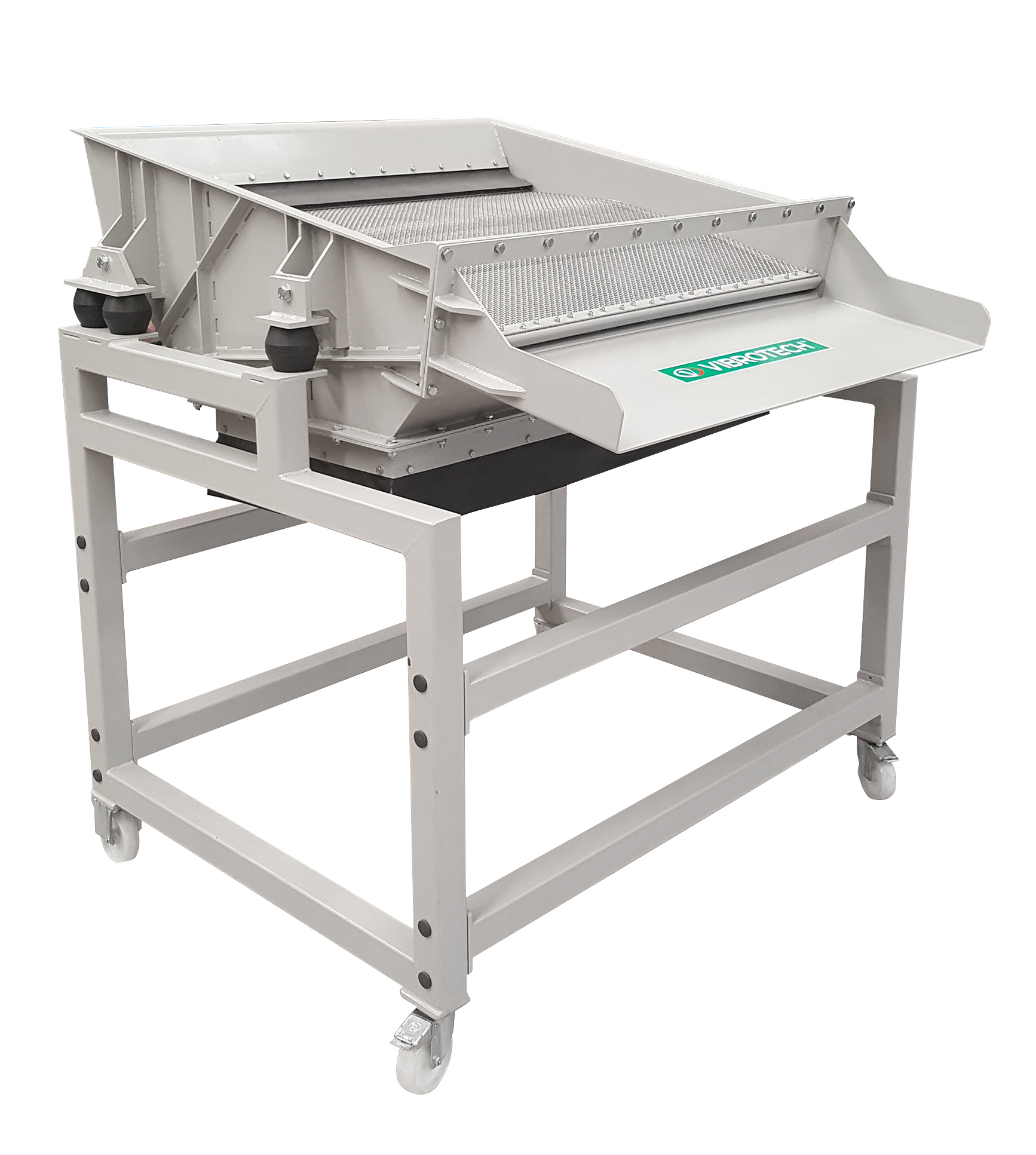 Rectangular vibrating sieve machines