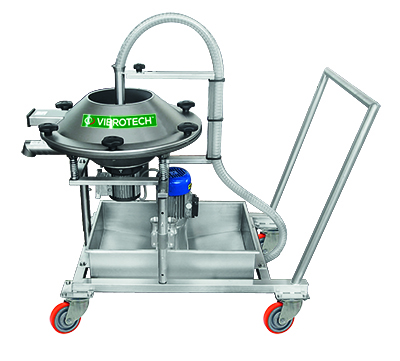Trolley units from recirculated glaze