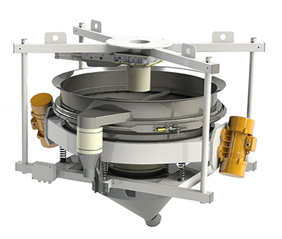 Self-supporting sieve machine
